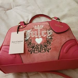 COPY - JUICY COUTURE HOT PINK BOWLER BAG NWT